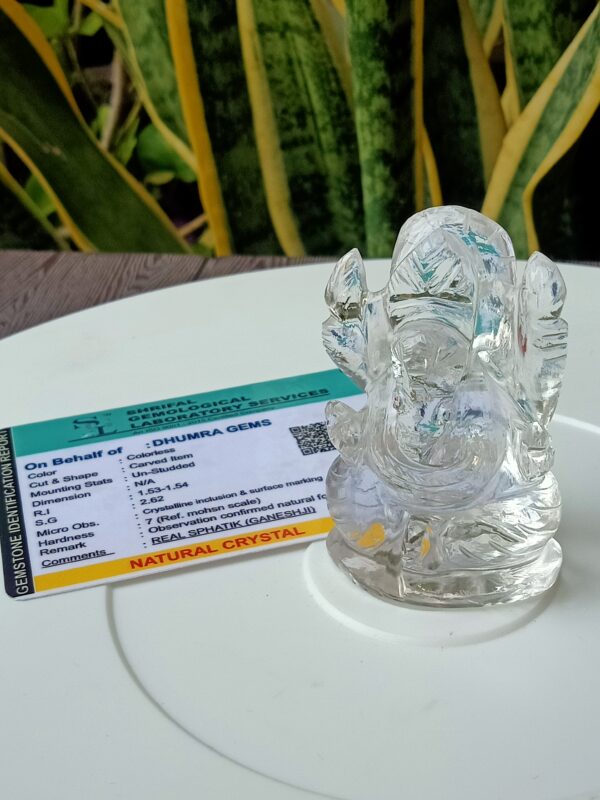 Clear Quartz Ganesha